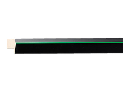 Gemini Ready Made Frame - Black cap with Green Line